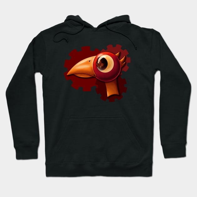 Clockwork Bird Hoodie by Lemonbubble